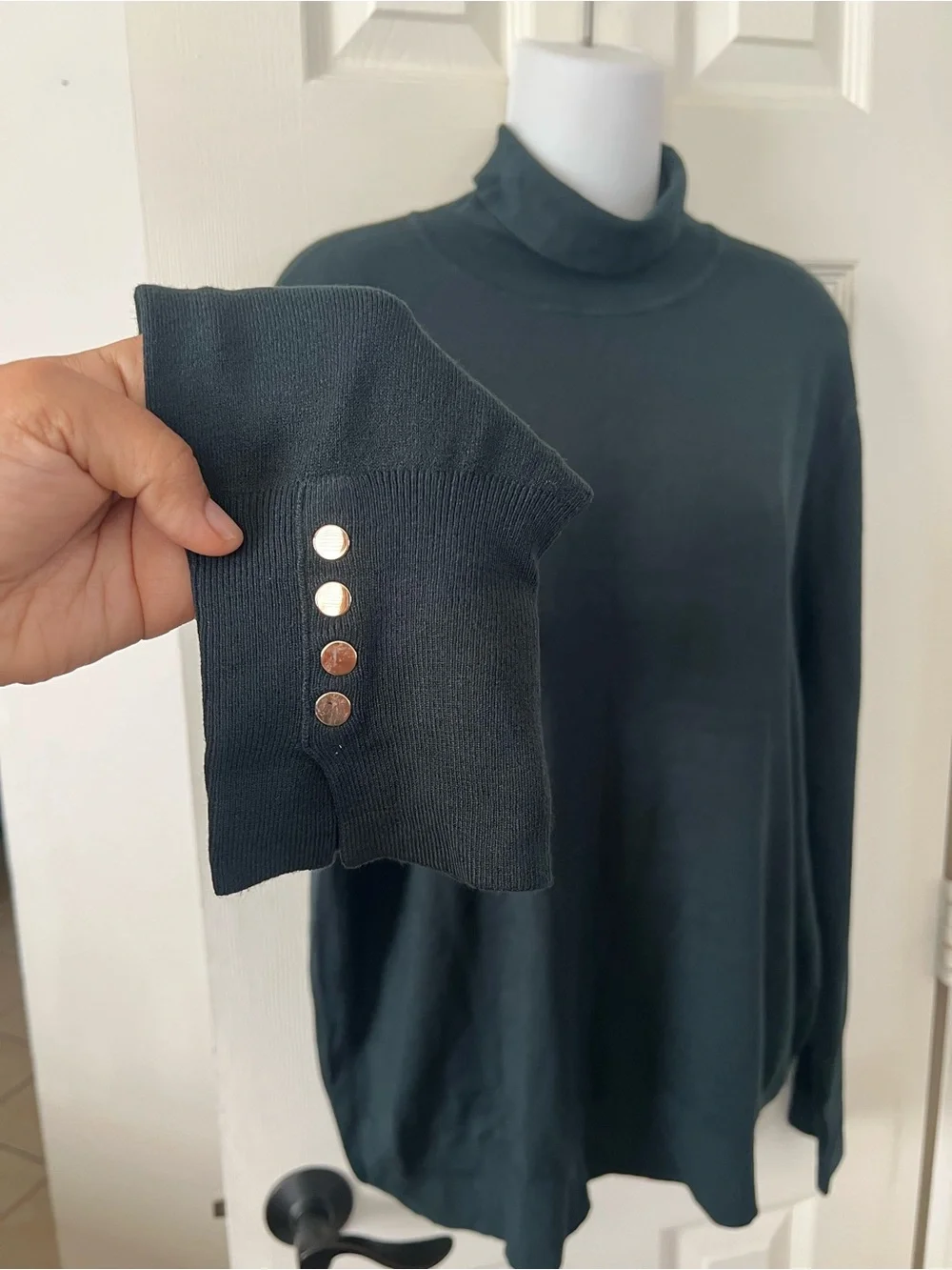 NWT SKIES ARE BLUE Curvy Turtleneck Sweater 1X